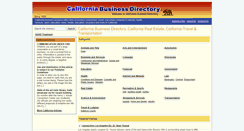 Desktop Screenshot of californiabusinessdirectory.com