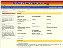 Tablet Screenshot of californiabusinessdirectory.com